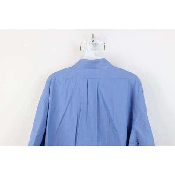 Vtg 90s Brooks Brothers Mens 17 34/35 Distressed Cotton Button Down Shirt OCBD - Picture 16 of 16